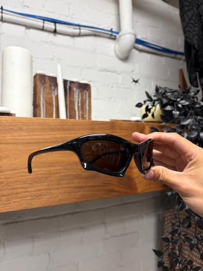 Balenciaga ‘Batwing’ Black Cat Eye Sunglasses