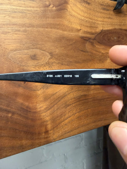 Chanel ‘C.501’ Black Quilted CC Logo Prescription Glasses Frames