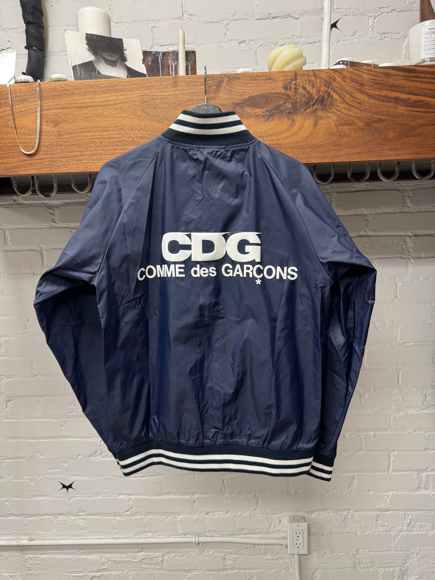 2017 Comme Des Garçons x Good Design Shop ‘CDG’ Logo Varsity Jacket
