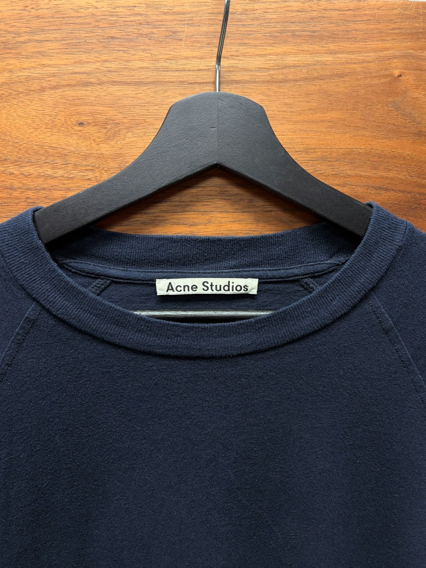 Acne Studios ‘Reverse Logo’ Jersey Cotton Long Sleeve Shirt