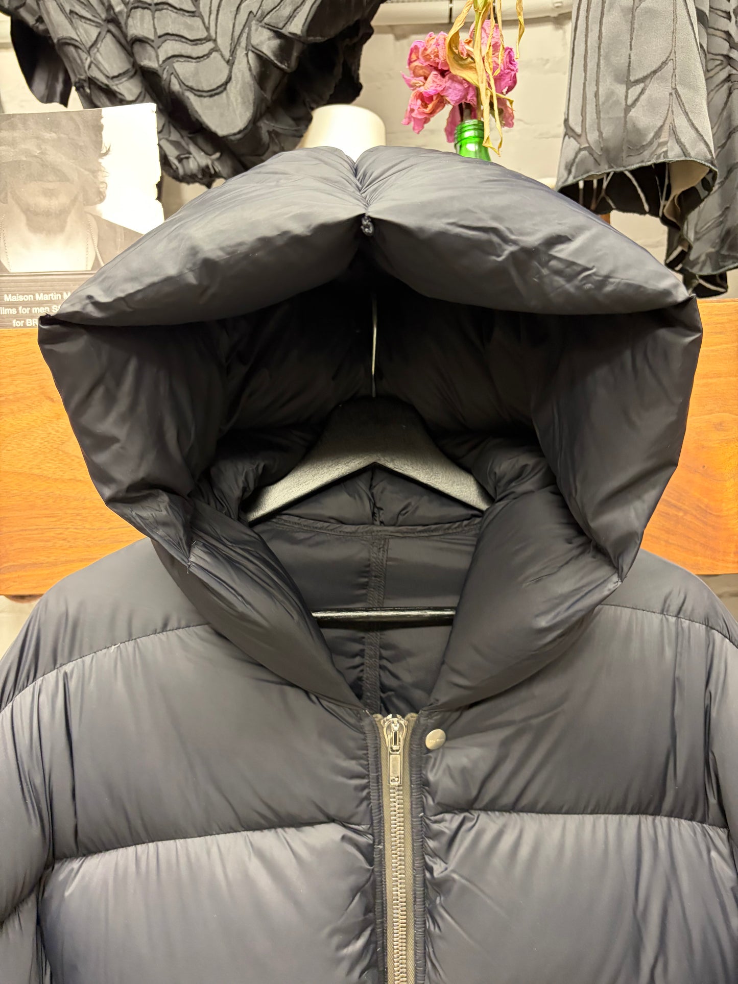 AW2021 Rick Owens ‘Gethsemane’ Black Jumbo Duvet ‘Peter’ Oversized Down Puffer Jacket