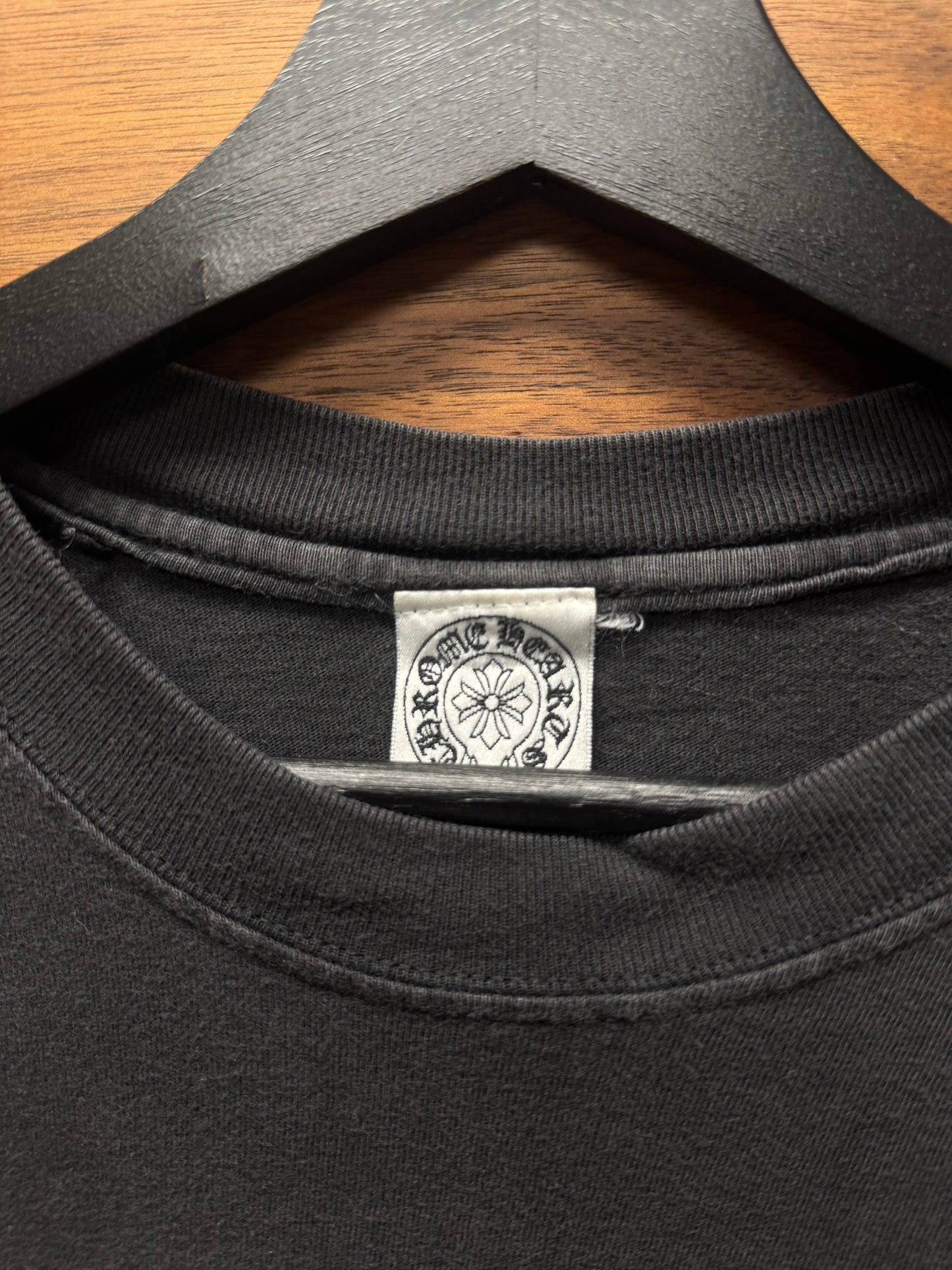 Vintage Chrome Hearts x Kyosuke Himuro Faded Black Long Sleeve Shirt