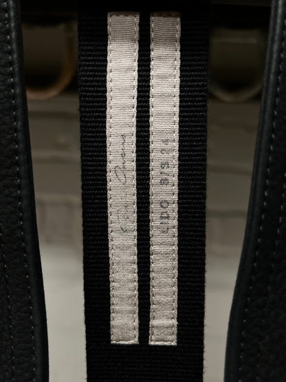 SS2024 Rick Owens ‘Lido’ Black Leather Bauhaus Cargo Vest