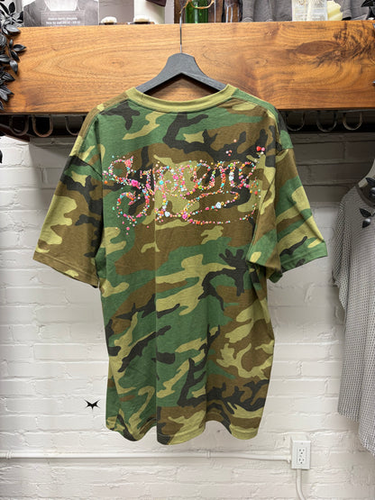 AW2026 Supreme ‘Gems’ Camouflage Short Sleeve T-Shirt