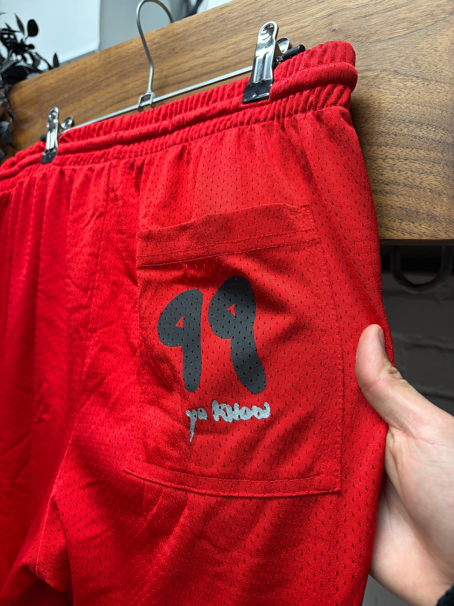 Chrome Hearts x Matty Boy ‘99 Form’ Red Mesh Track Pants