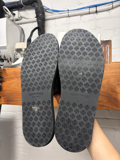 Chrome Hearts Black Horseshoe Logo ‘Hotel Slippers’