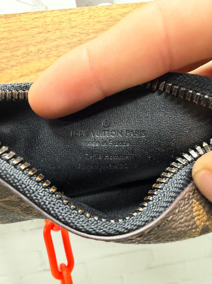 SS2019 Louis Vuitton by Virgil Abloh Monogram Leather ‘Solar Ray Clés’ Key Pouch