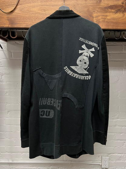AW2003 Undercover ‘Paper Doll’ Reconstructed Sweatshirt/Corduroy Hybrid Jacket