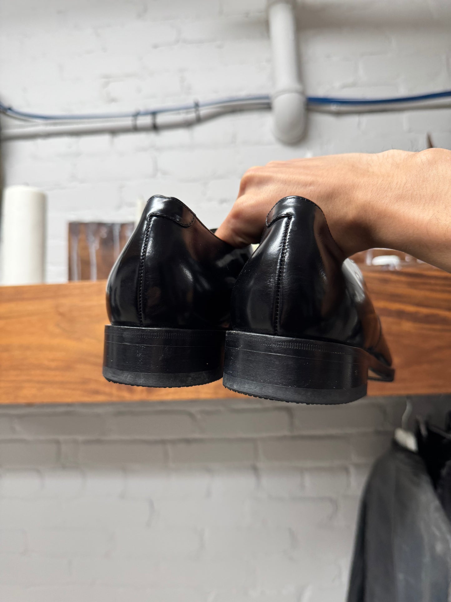 SS2004 Helmut Lang ‘Officer’ Studded Leather Derbys