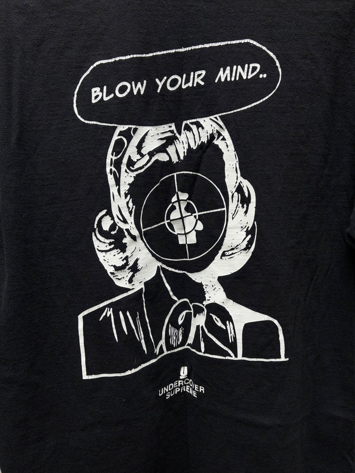 SS2018 Undercover x Supreme x Public Enemy ‘Crosshairs’ Black Graphic T-Shirt