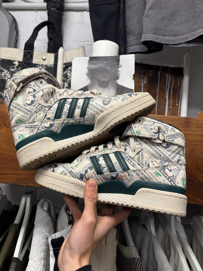 Jeremy Scott x Adidas Forum ‘Wings 1.0’ Money High Top Sneakers