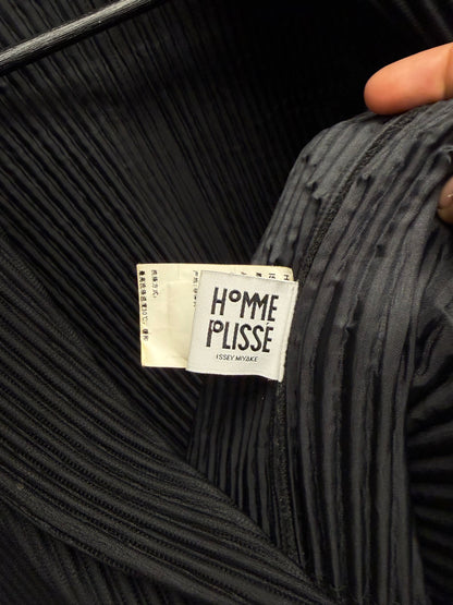 Issey Miyake Homme Plisse Black Pleated Blazer