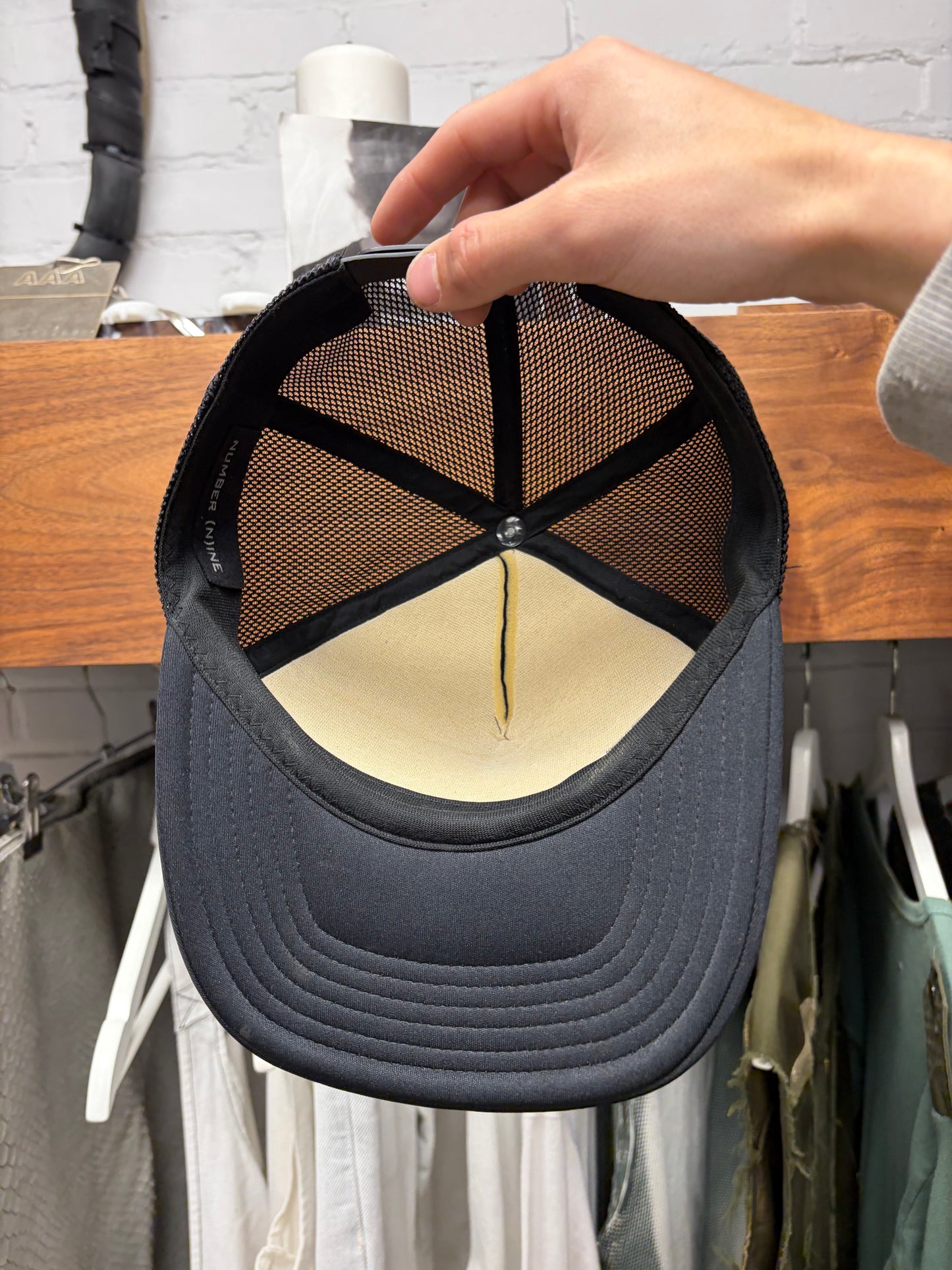 Number (N)ine Shield Logo Trucker Hat
