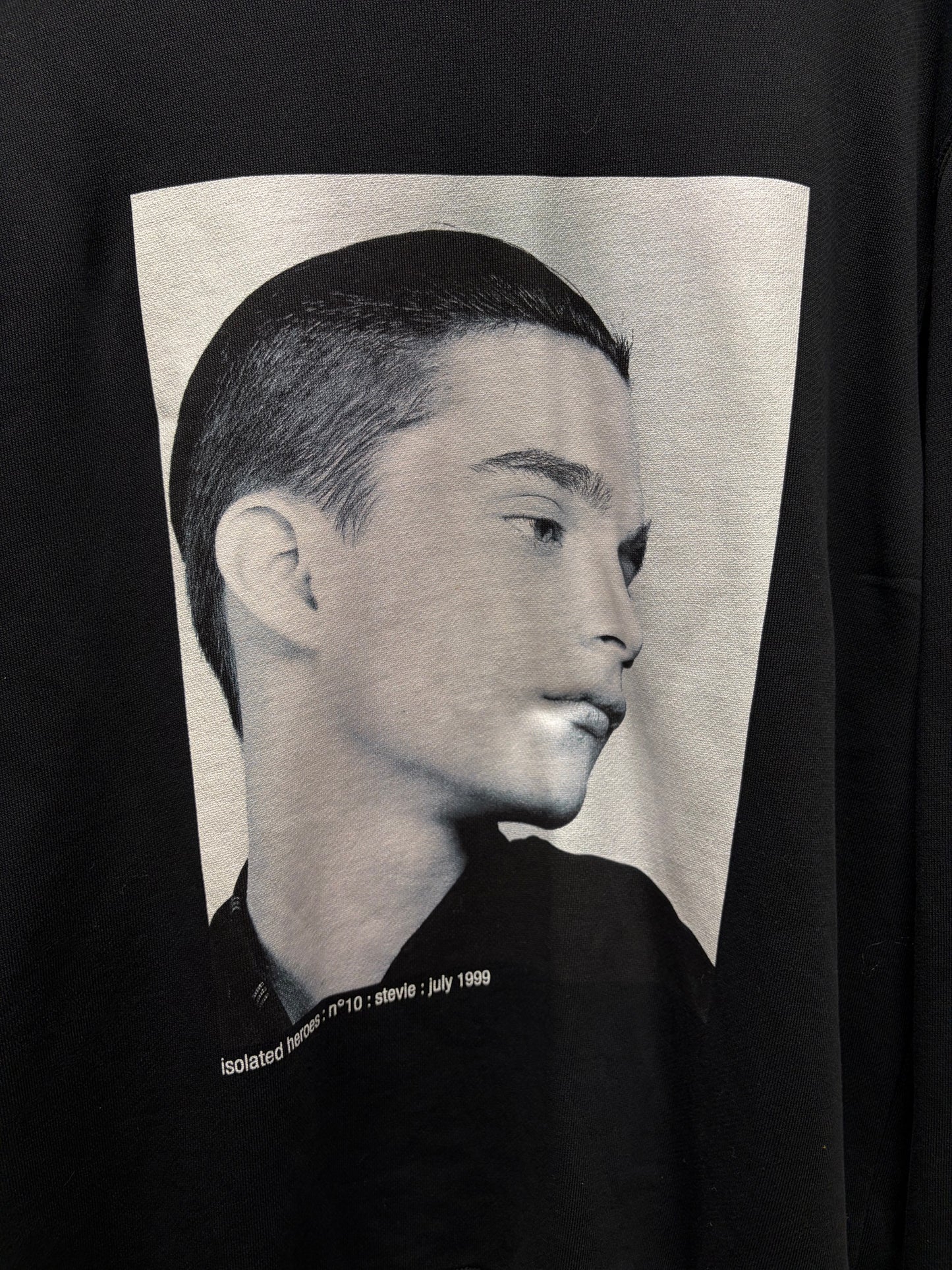 SS2017 Raf Simons x Robert Mapplethorpe ‘Isolated Heroes’ Black Graphic Sweatshirt
