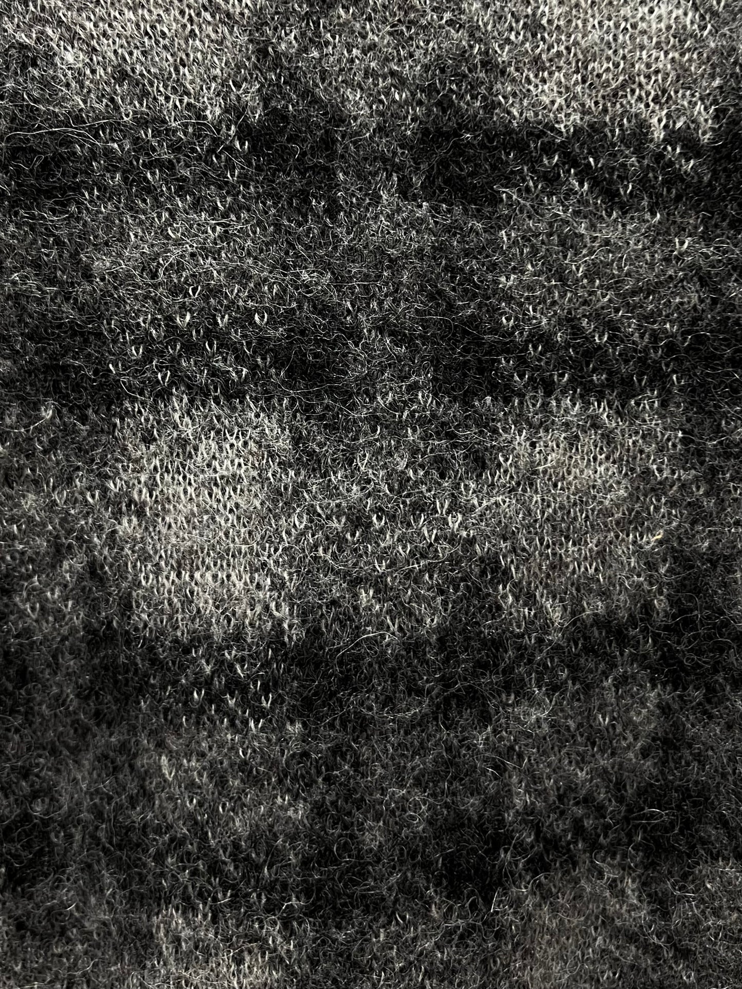 Yohji Yamamoto Pour Homme Grey Grid Knit Sweater
