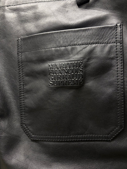 SS2025 Supreme x Marithe Francois Girbaud ‘Shuttle Tape’ Leather Cargo Pants