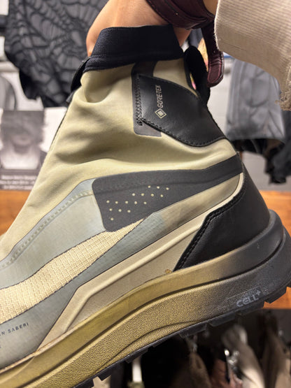 Boris Bidjan Saberi x Salomon ‘Bamba 2’ Brown High Top Sneakers