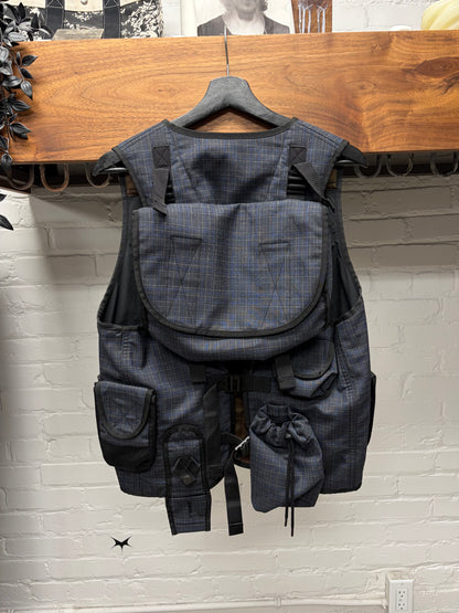 SS2019 Junya Watanabe Plaid Tactical Cargo Vest