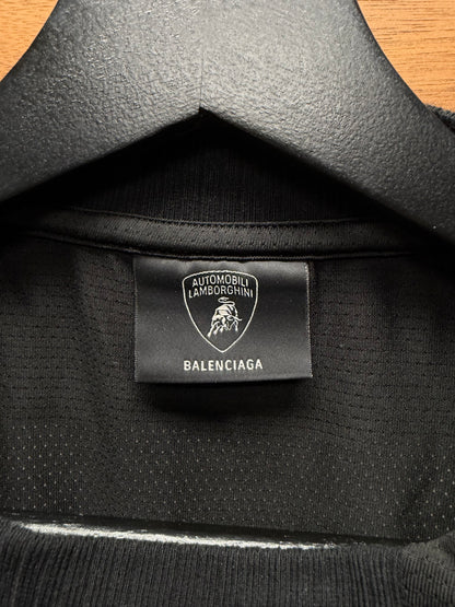 AW2025 Balenciaga x Lamborghini Black Mesh Jersey