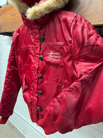 2000s Marithe Francois Girbaud Fur Hooded Puffer Jacket