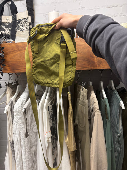C.P. Company Green Nylon Crossbody Sling Bag
