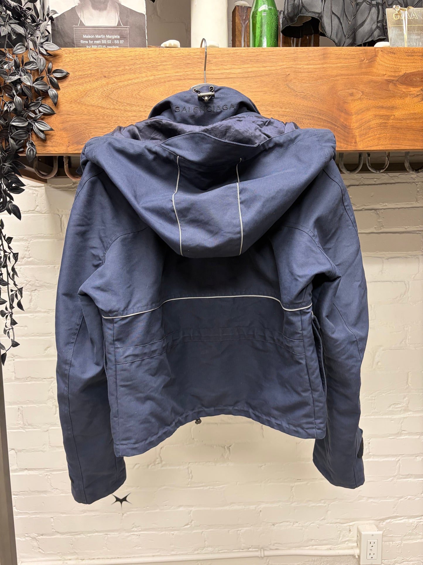AW2016 Balenciaga ‘Swing’ First Season Demna Cropped Blue Jacket