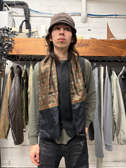 Vintage 90s Christian Dior Patterned Silk Scarf