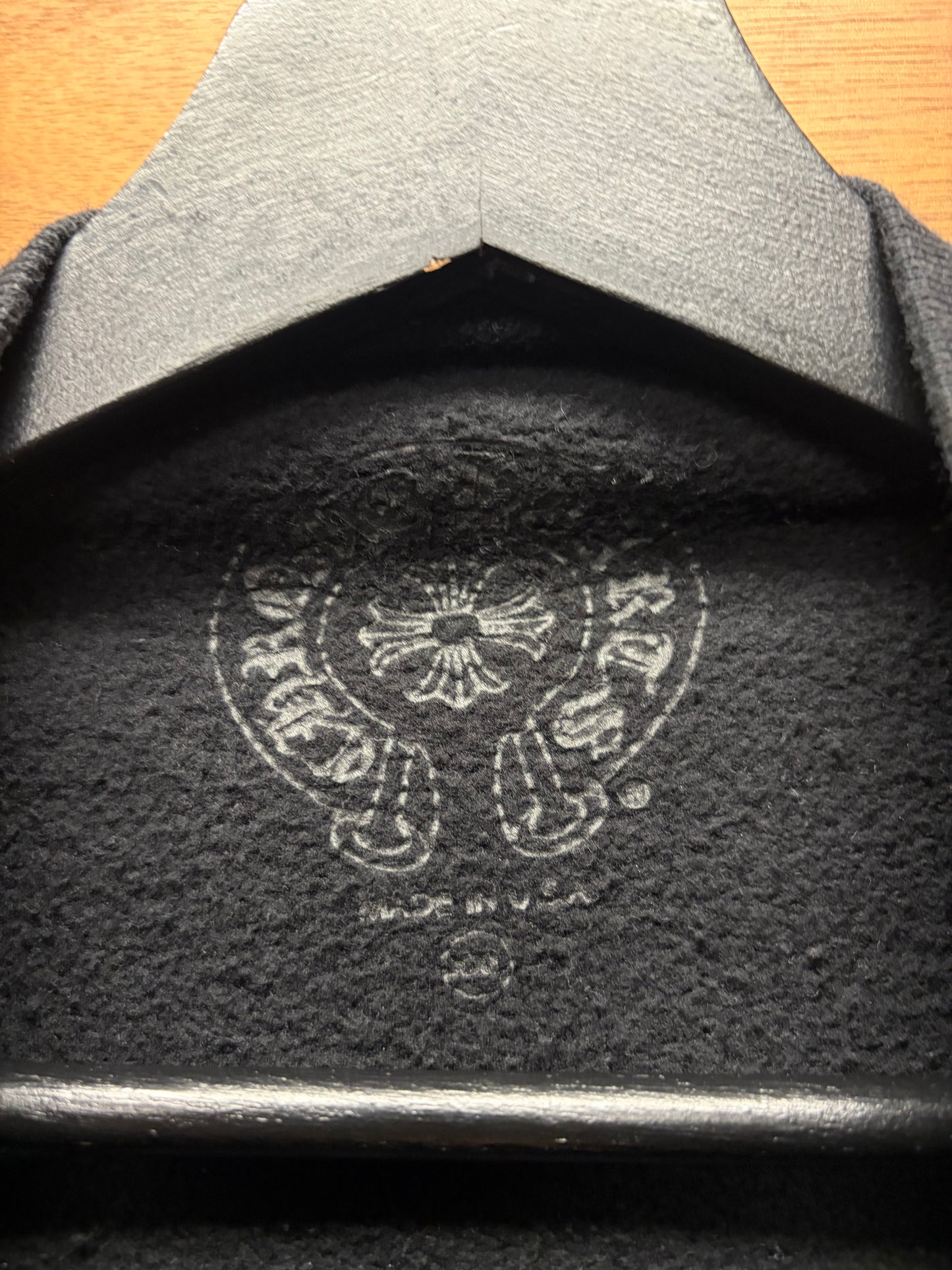 Chrome Hearts Floral Horseshoe Logo Black Sweatshirt