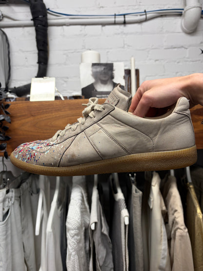 Maison Margiela G.A.T. Paint Splatter Low Top Sneakers