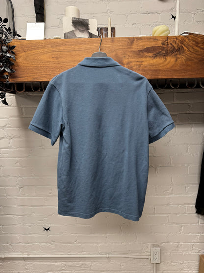 Dior x Stussy Chenille Patch Appliqué Blue Polo