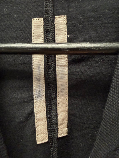 SS2024 Rick Owens ‘Lido’ Black ‘Level’ Short Sleeve Shirt
