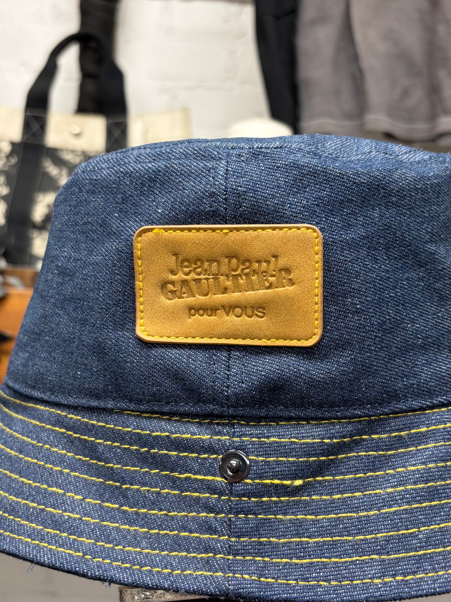 Jean Paul Gaultier Denim Bucket Hat