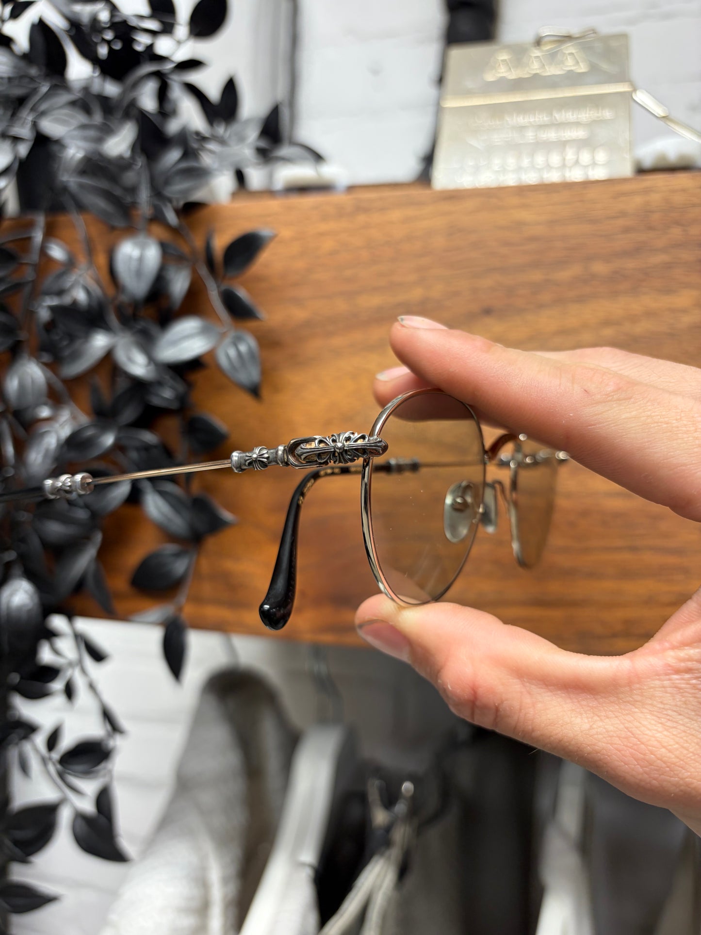 Chrome Hearts ‘Bubba’ Black/925 Silver Glasses