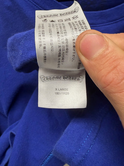 Chrome Hearts ‘Star Logo’ Blue CH Long Sleeve Shirt