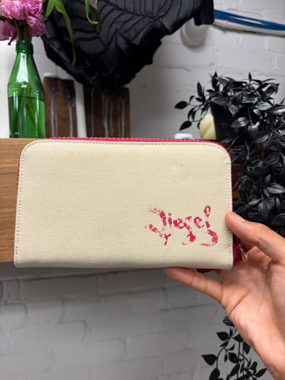 2000s Diesel Tan/Pink ‘Spare Parts’ Long Wallet