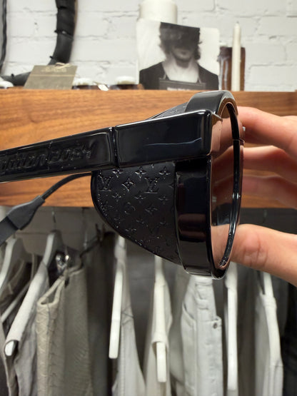 Louis Vuitton ‘Blackwood’ Steampunk Black Monogram Sunglasses