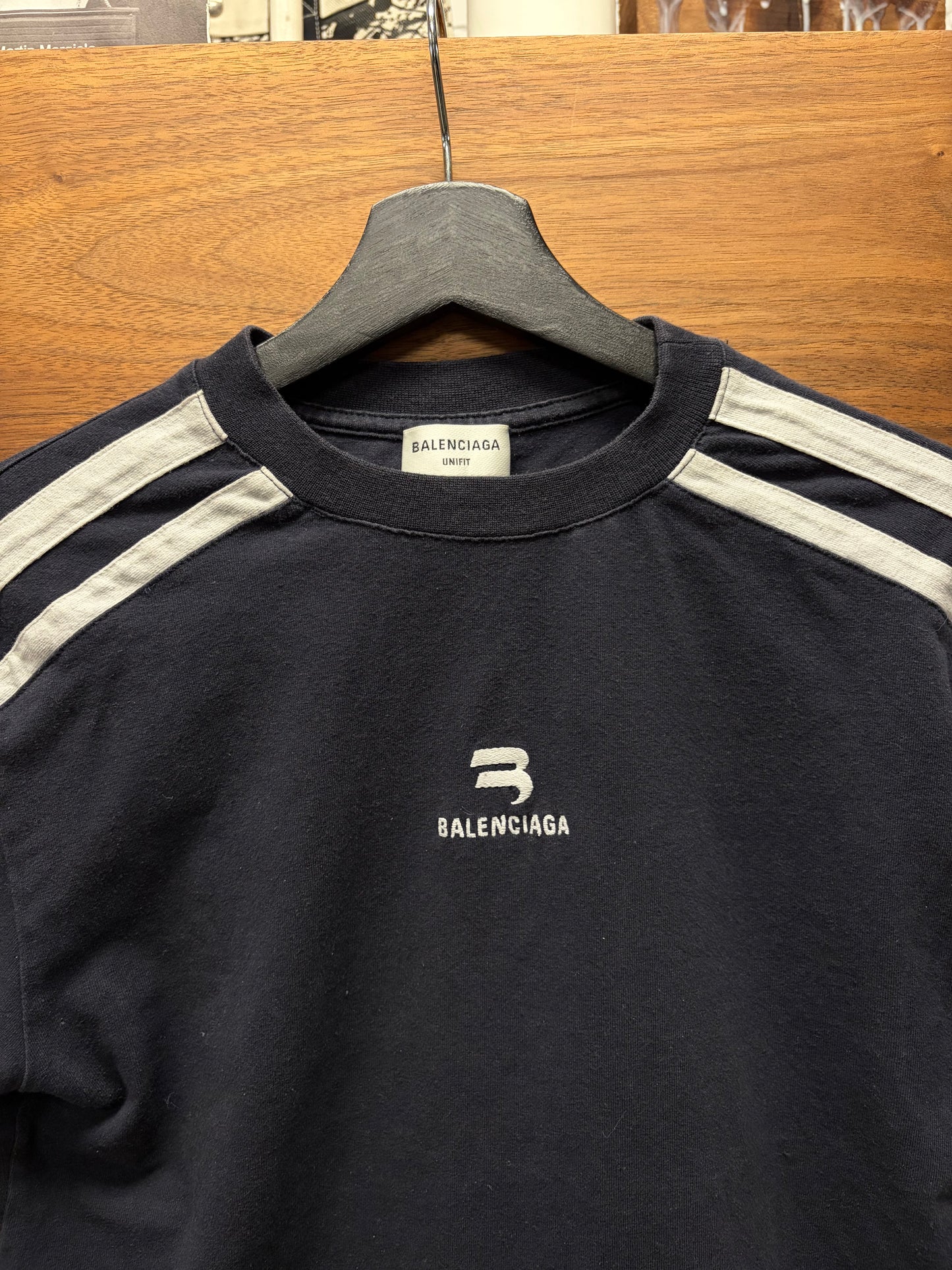 AW2022 Balenciaga ‘Sporty B’ Shrunk Cotton T-Shirt