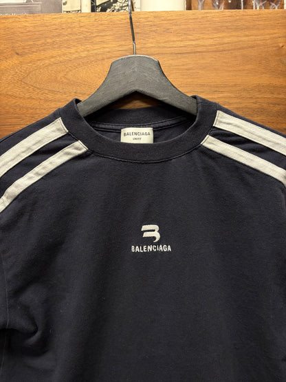 AW2022 Balenciaga ‘Sporty B’ Shrunk Cotton T-Shirt