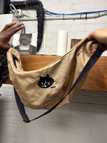 Ne-Net ‘Cat Logo’ Nylon Sling Fanny Pack
