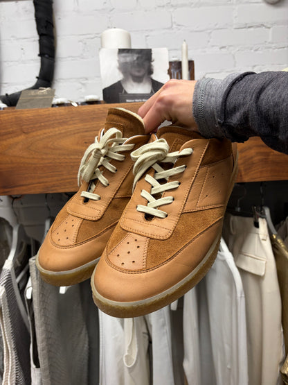 Maison Margiela Gum Sole Leather Low Top Sneakers