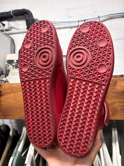 Maison Margiela ‘Future’ Red Leather High Top Sneakers