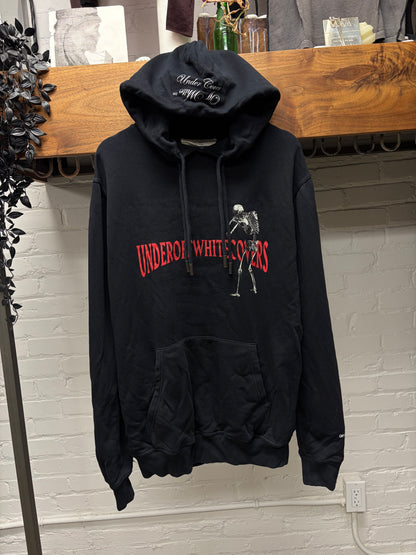 2019 Undercover x Off White ‘Skeleton RVRS’ Black/Red Graphic Hoodie