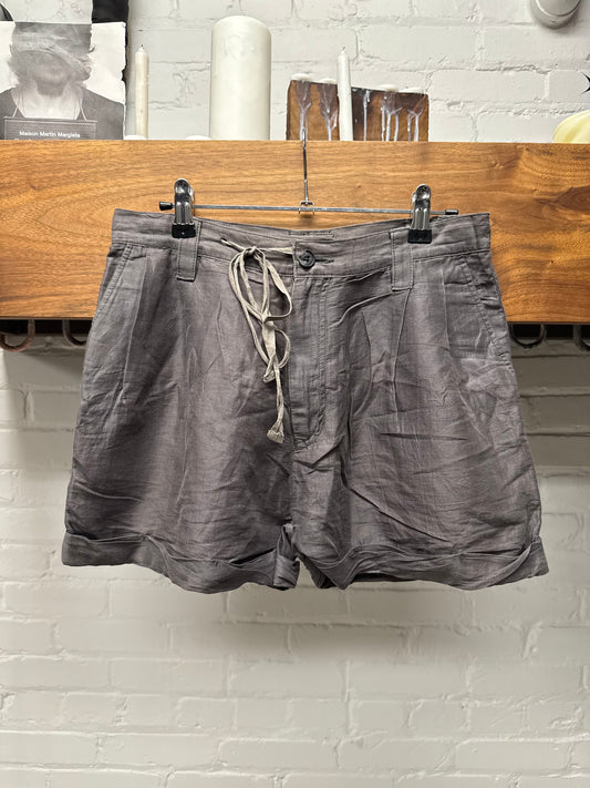 Mihara Yasuhiro ‘Dust Brown’ Light Cotton Blend Drawstring Shorts