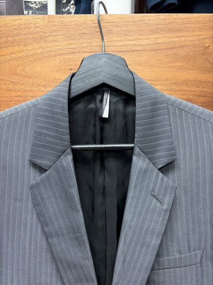 SS2007 Dior Homme ‘We Look Good Together’ Pinstripe Grey/Black Blazer