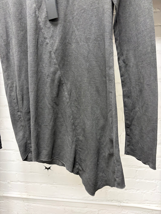 Masnada ‘Split Seam’ Faded Grey Asymmetric Long Sleeve Shirt