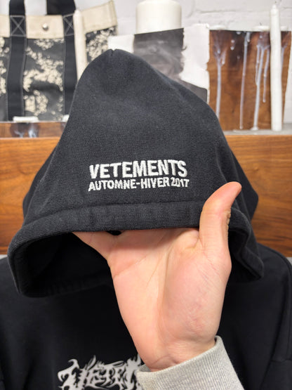 AW2017 Vetements Pour Homme ‘Total Fucking Darkness’ Hoodie