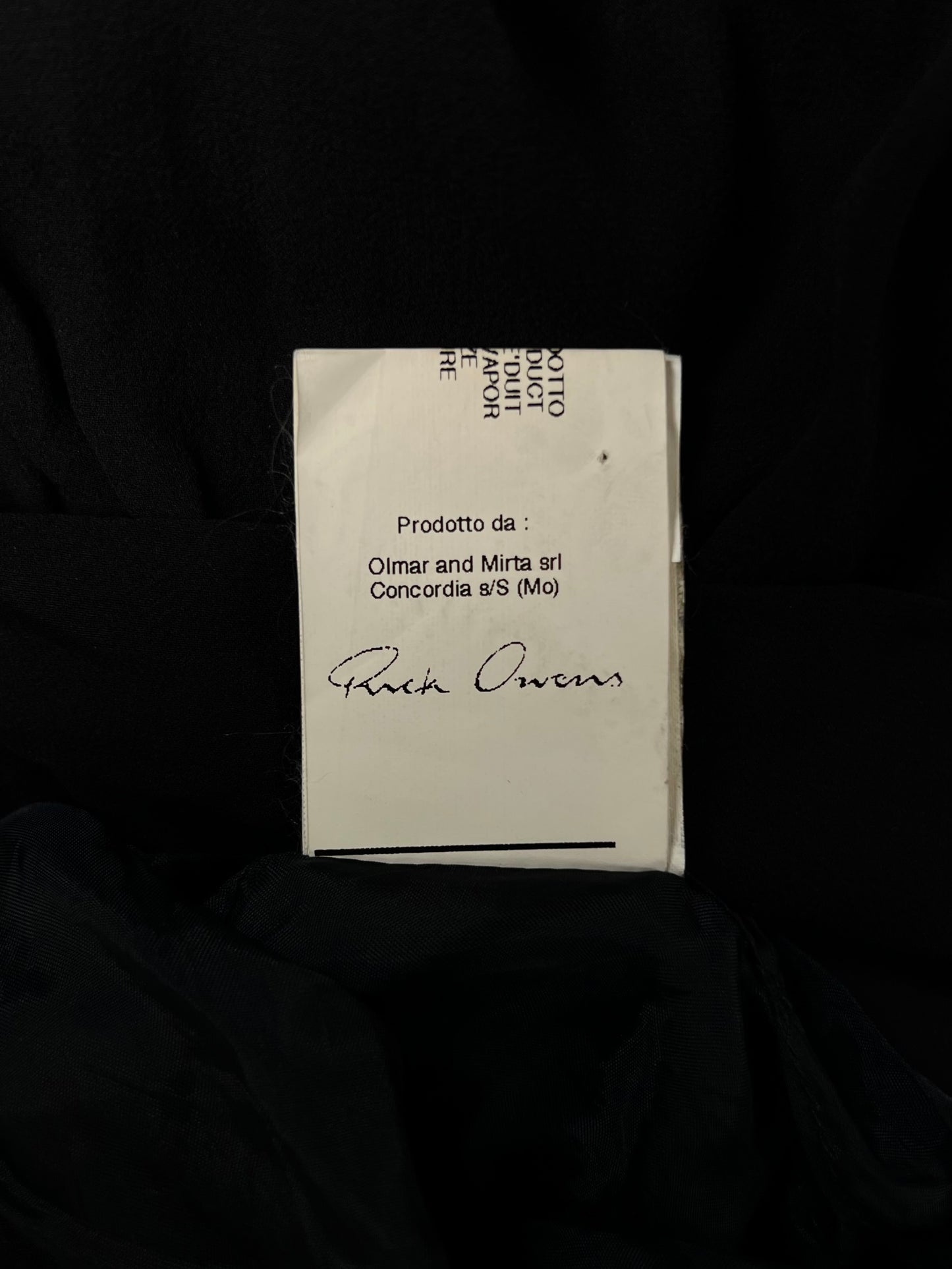 2000s Rick Owens ‘Lilies’ Semi-Sheer Zip-Up Jacket