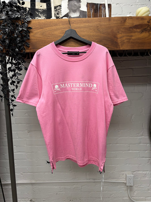 Mastermind ‘Skull & Bones’ Pink Logo T-Shirt