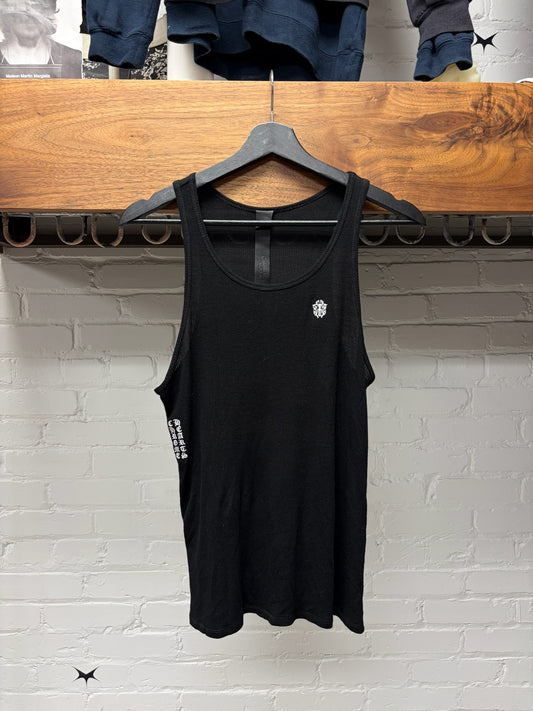 Chrome Hearts ‘Black Label’ Dagger Crest Embroidered Tank Top