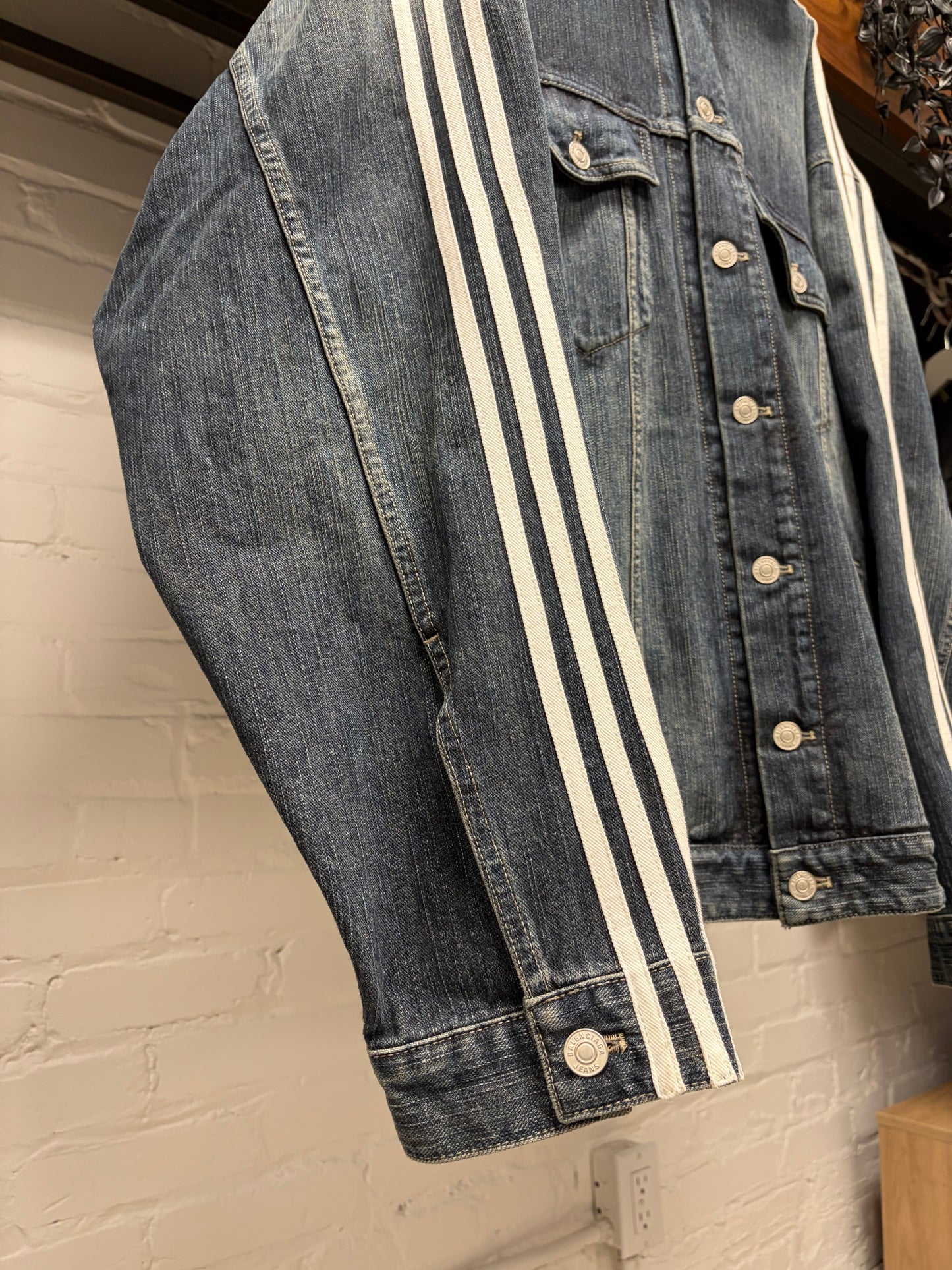 SS2023 Balenciaga x Adidas Denim Hooded Jacket